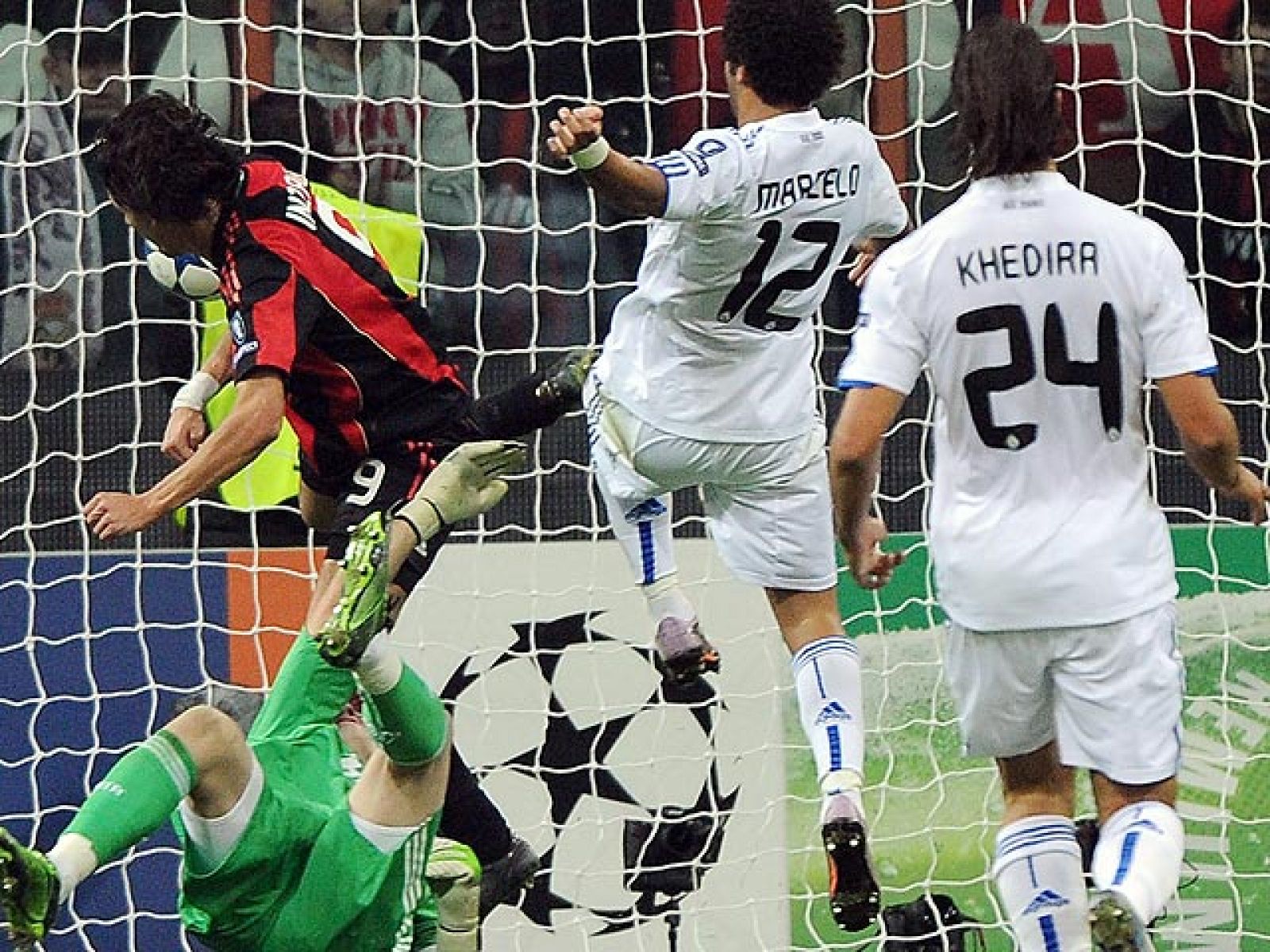  Gran partido del Madrid en San Siro