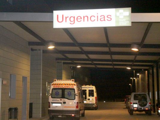 Telediario 1 - Obrero abandonado en un hospital