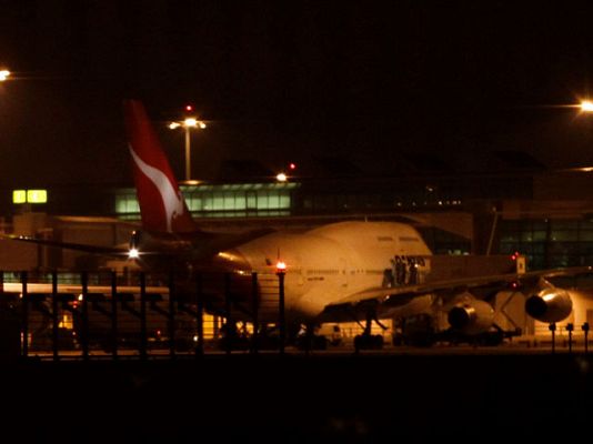 Aterrizaje de emergencia de Qantas