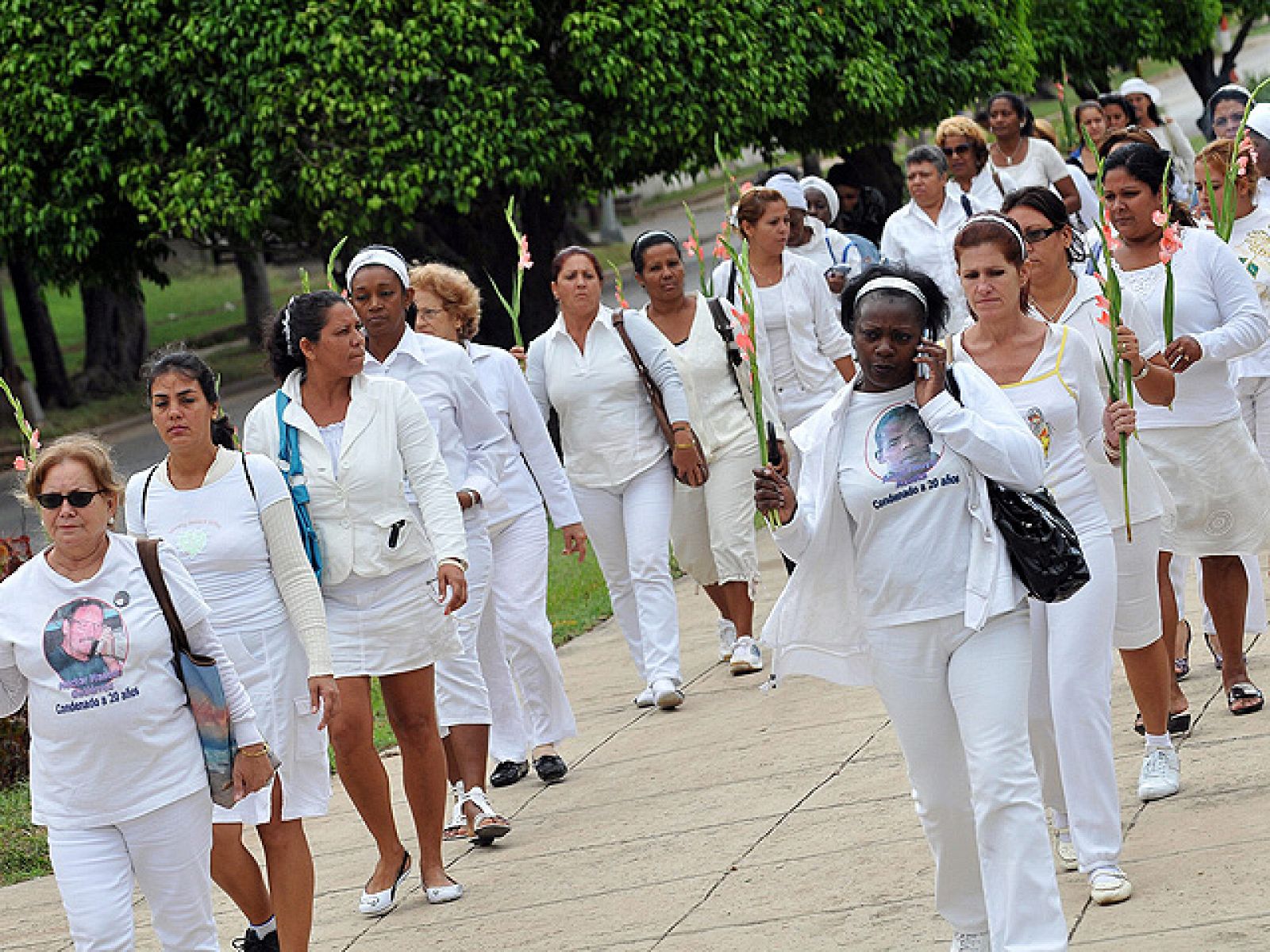 Las Damas de Blanco piden la libertad de disidentes