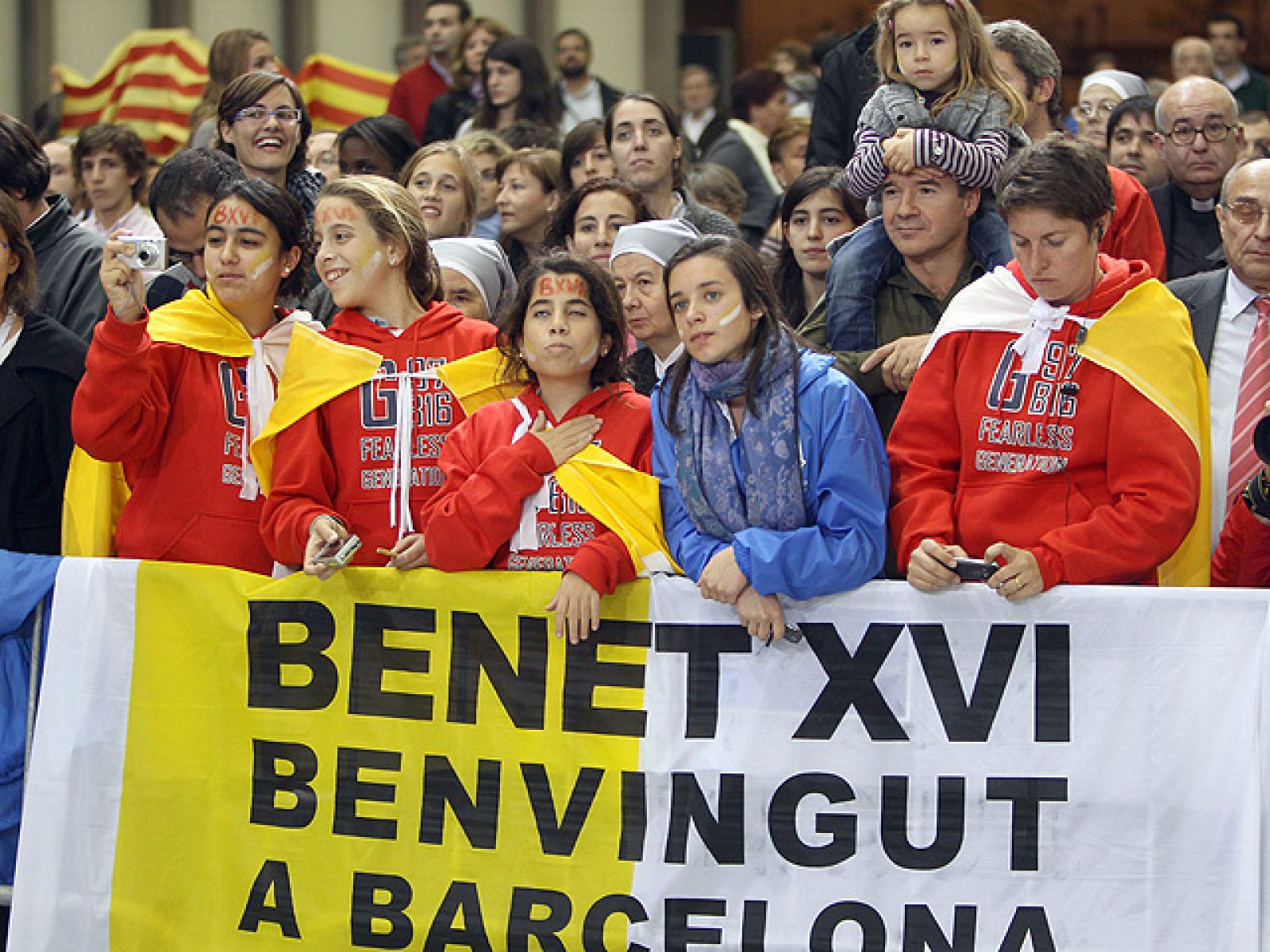Peregrinos para ver al Papa