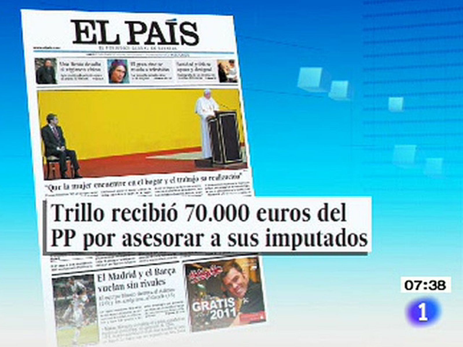 Todos los periódicos recogen la visita del Papa | Ver