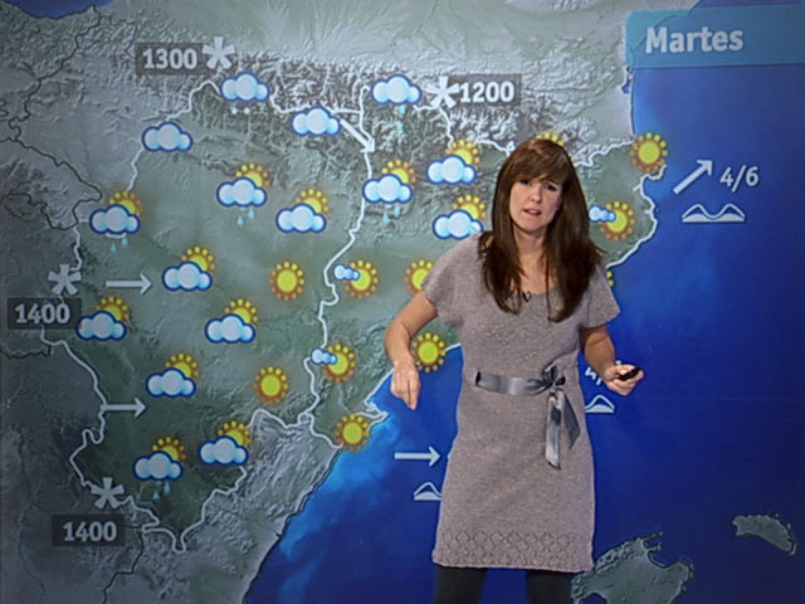 El Tiempo - Descenso de las temperaturas y rachas de viento muy fuerte en la Península y Baleares - 08/11/10 - El tiempo | Ver