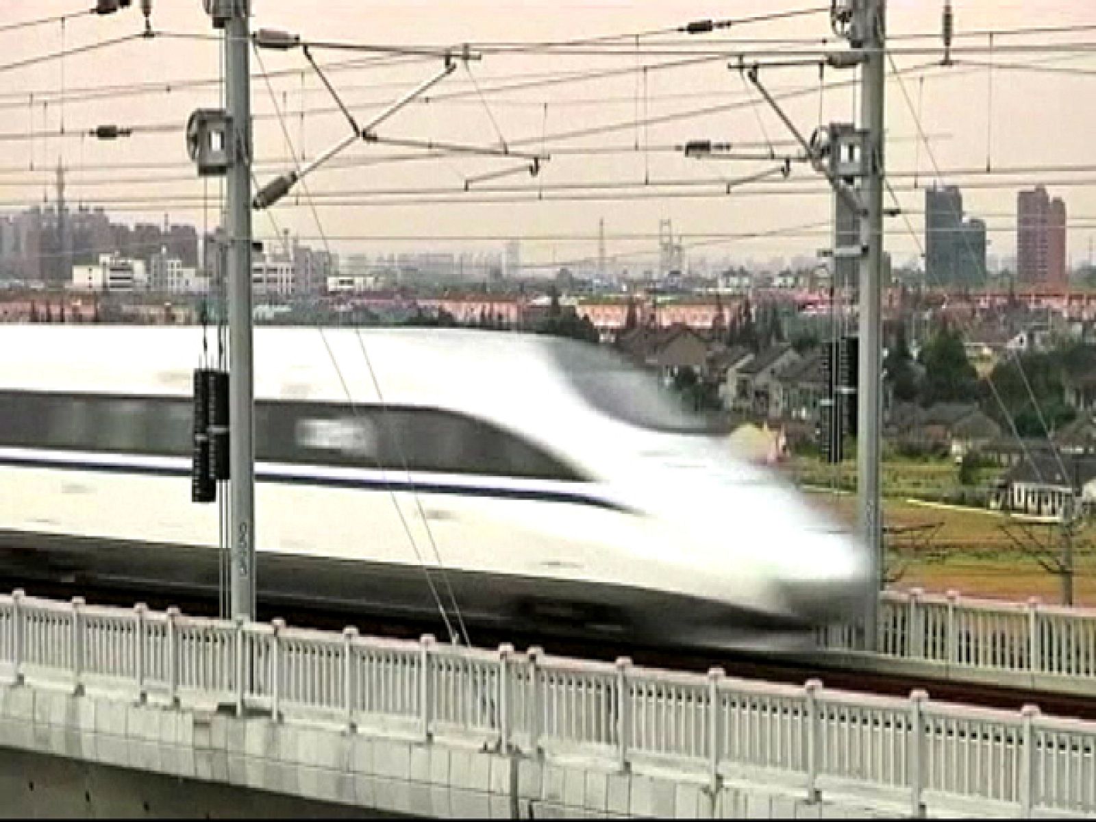 Desarrollo de trenes de alta velocidad en China