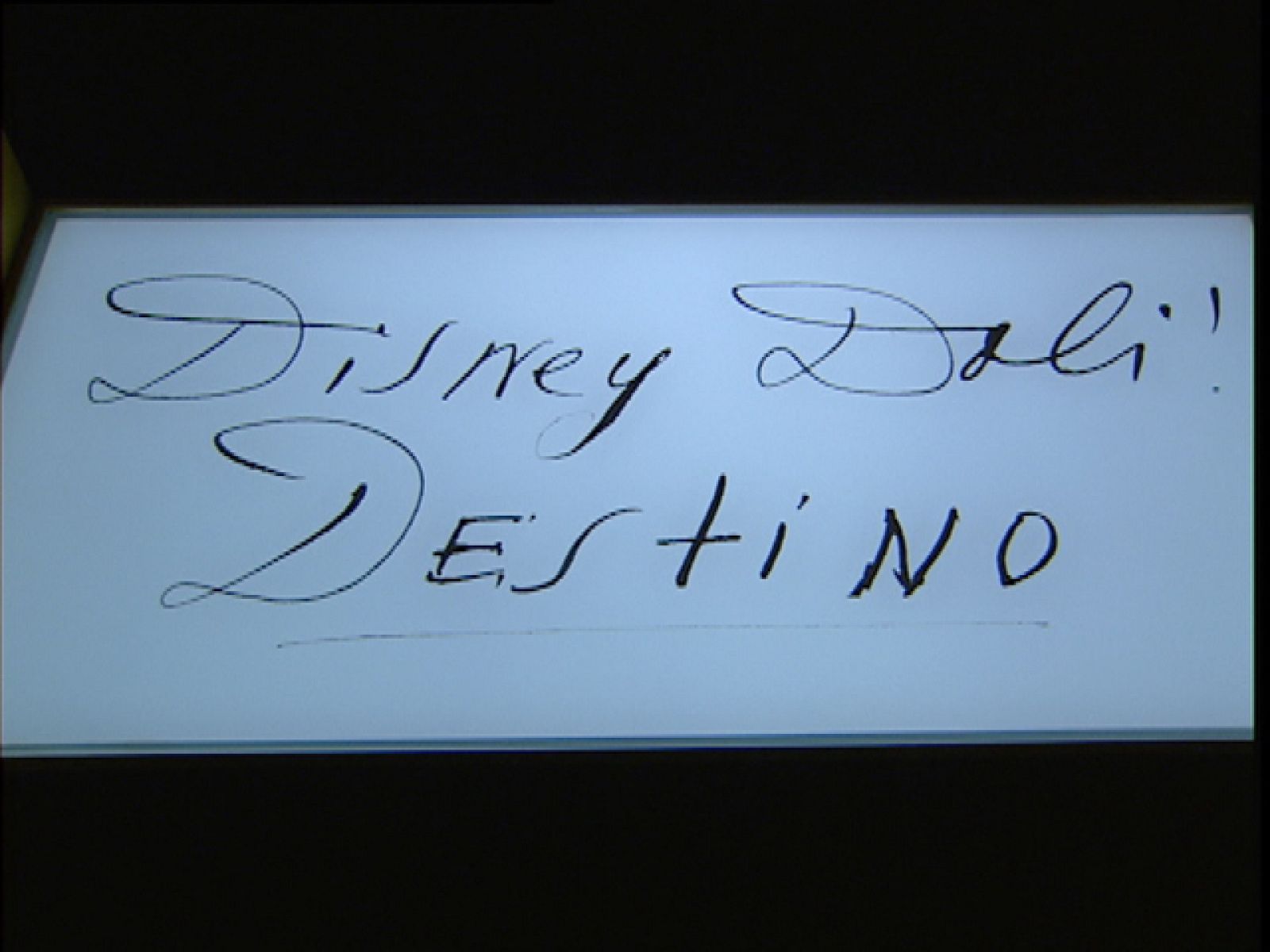  En 1946, Dalí y Walt Disney se unen para trabajar en una película de animación, pero no llegan a terminarla por problemas económicos. La factoría Disney recupera, ahora, en alta definición, un corto que muestra la unión de ambos 