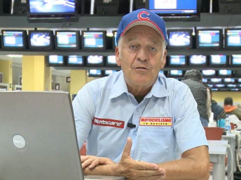 El comentarista de TVE Dennis Noyes recuerda el título mundial conseguido por Nicky Hayden en 2006, en la última carrera ante Valentino Rossi.