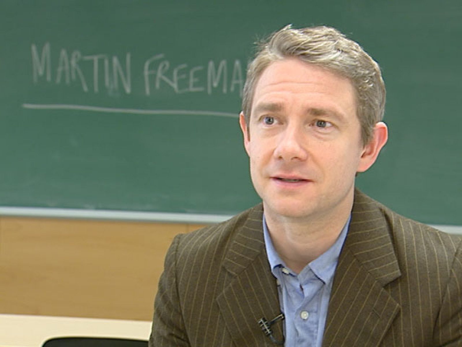 Martin Freeman, protagonista de "El hobbit", rueda en Barcelona | Ver
