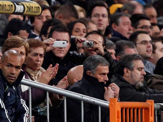 Copa del Rey - Mourinho dirige desde la grada