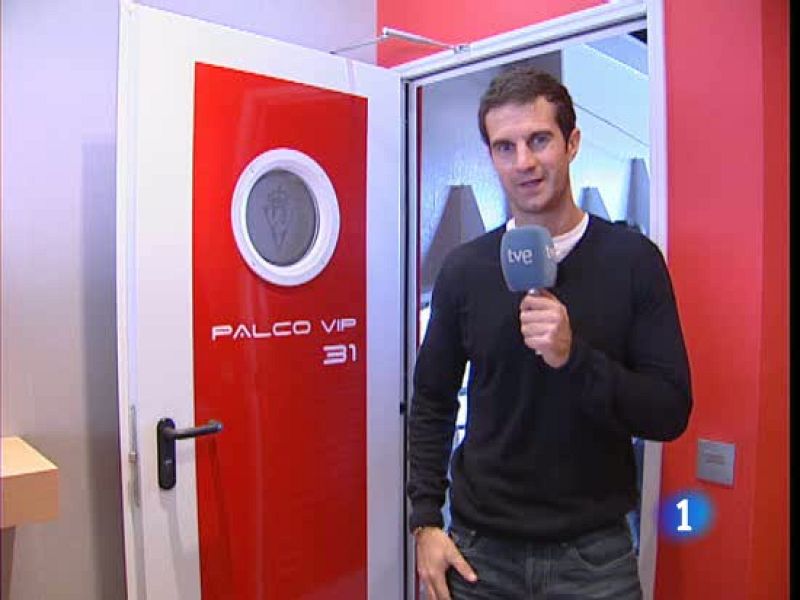 TVE nos muestra el asiento que ocupará el técnico del Madrid en Gijón, que está sancionado con dos partidos