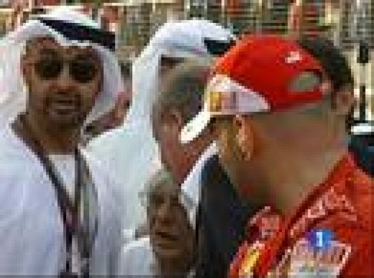  - El Rey intentó dar suerte a Alonso