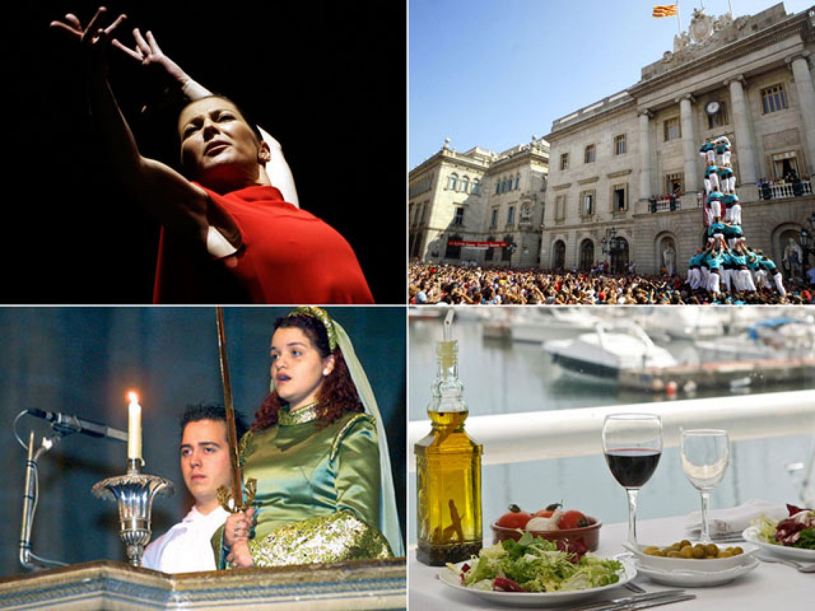 El flamenco, la Sibila mallorquina, los "Castells", la dieta mediterránea y la cetrería, Patrimonio Inmaterial de la Humanidad | Ver