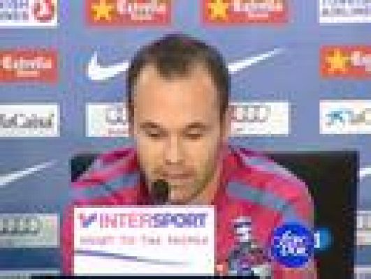 Iniesta ni oír hablar de Cristiano