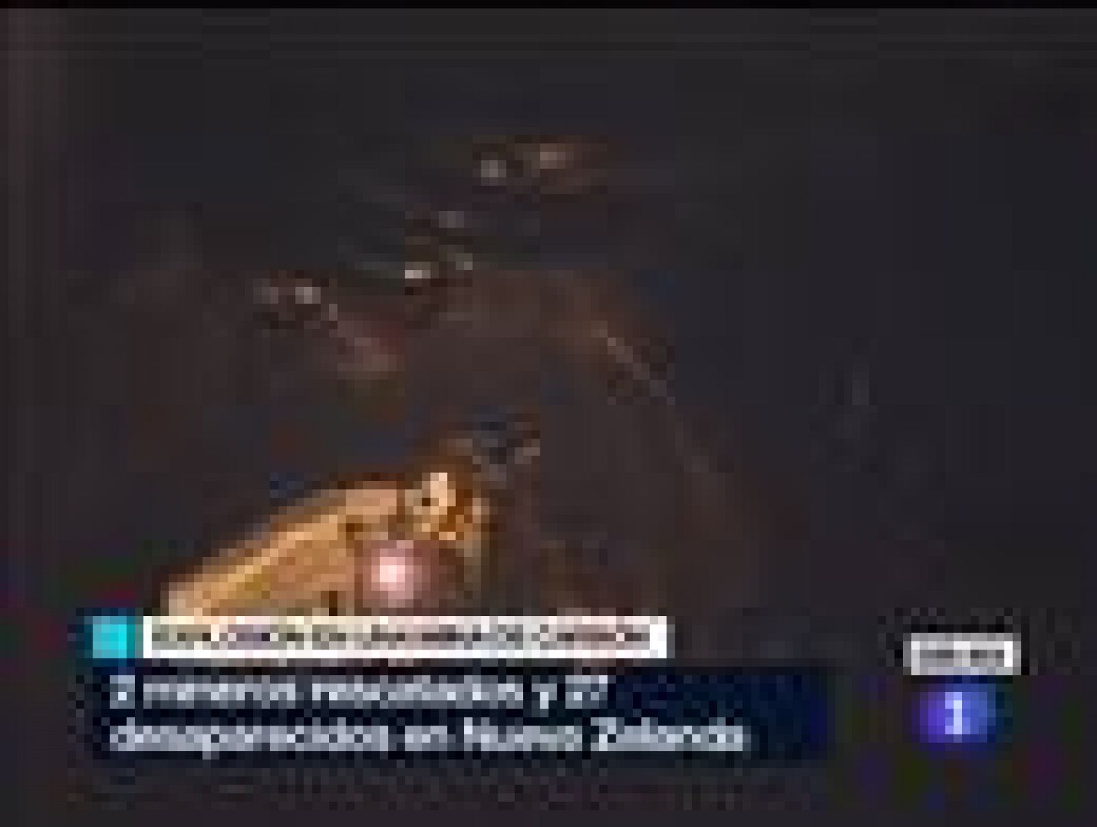 Sin programa: Una explosión en una mina de Nueva Zelanda deja 27 mineros atrapados | RTVE Play