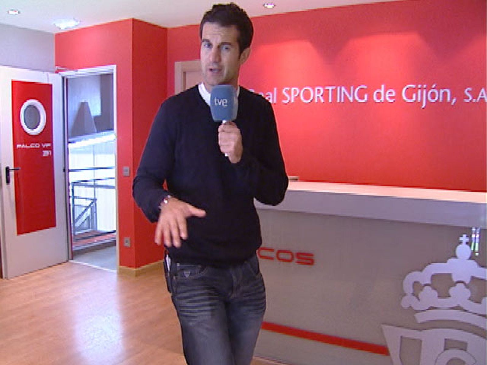 El entrenador del Real Madrid, José Mourinho, verá el encuentro frente al Sporting de Gijón desde el Palco VIP 31. TVE te muestra cómo es.