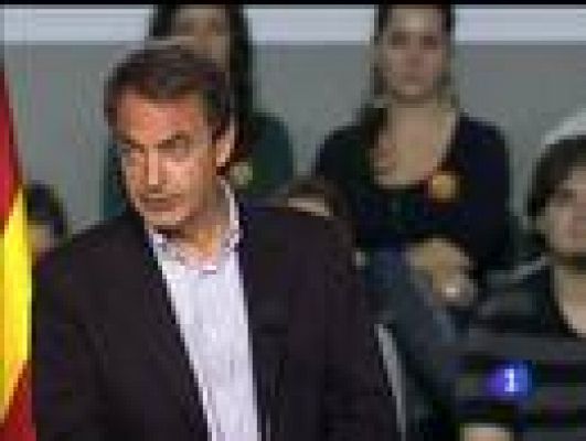 Zapatero critica a Mas por no debatir con Montilla