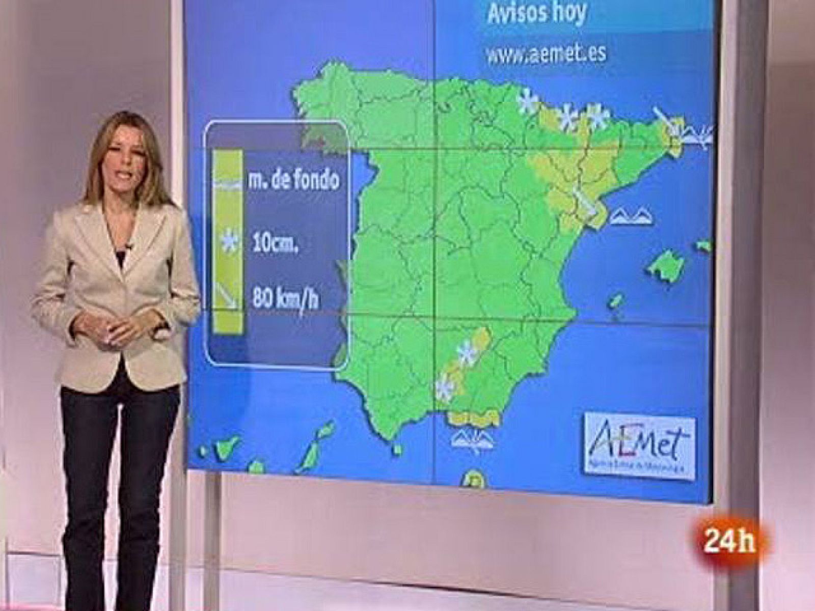 El Tiempo - Arranca la semana con mucho frío y nubes - 22/11/10 - El tiempo | Ver