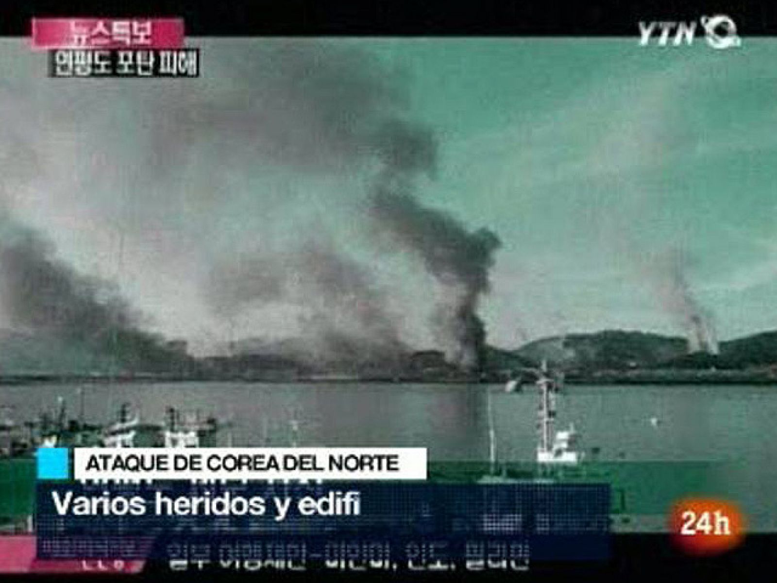 Corea del Norte dispara contra una isla surcoreana y hiere a 14 soldados