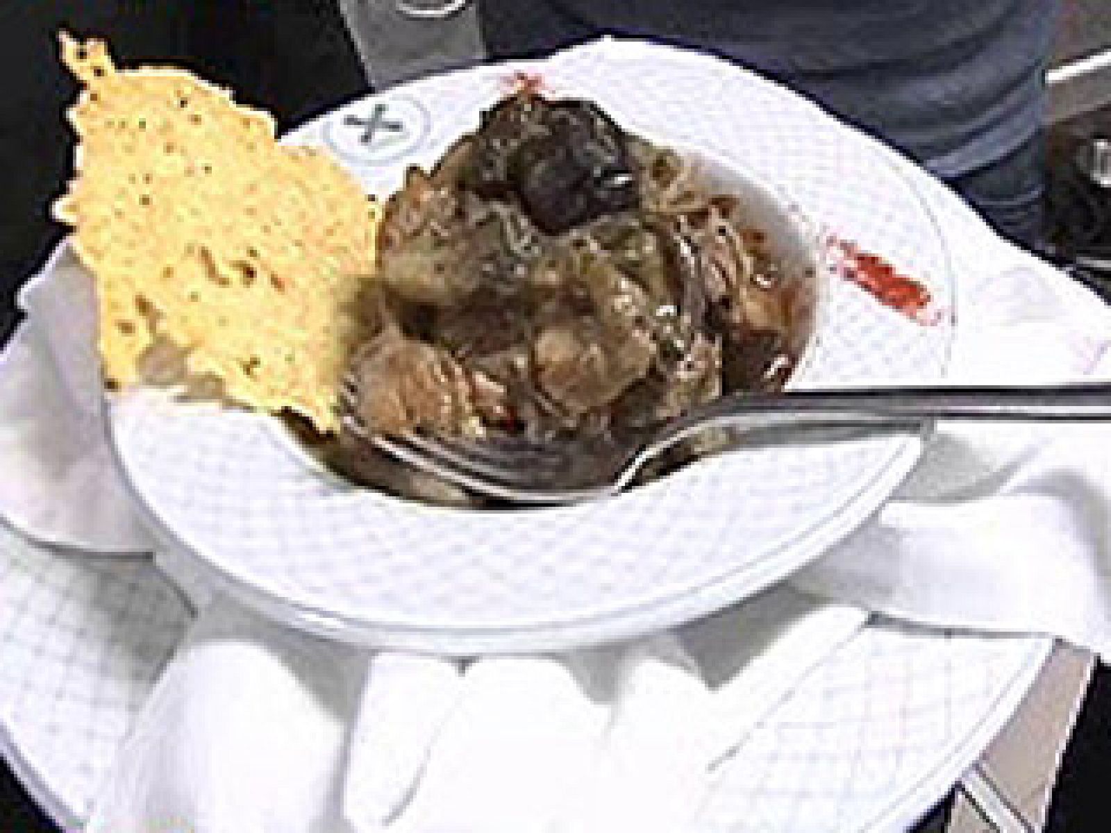 España Directo - Estofado de jamón y setas