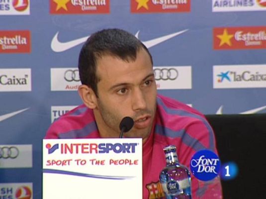 Telediario 1 - Mascherano no ve un favorito claro