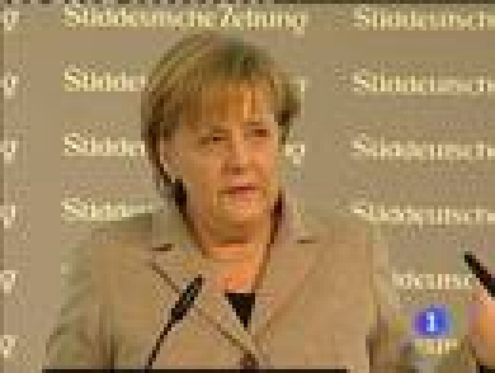 Angela Merkel dice que es más optimista sobre el futuro del Euro que hace unos meses | Ver