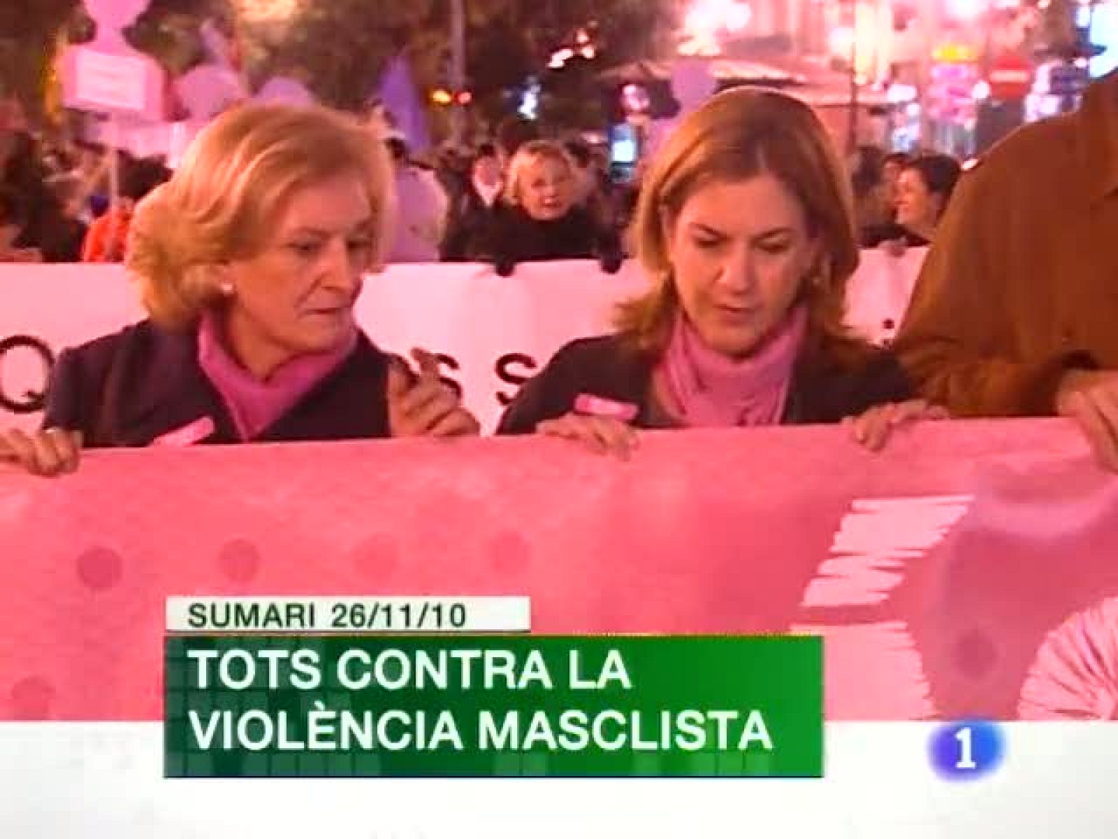 L'Informatiu Comunitat Valenciana - 26/11/10 - L'informatiu - Comunitat Valenciana | Ver