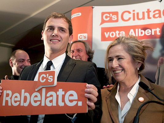  - Albert Rivera celebra el resultado