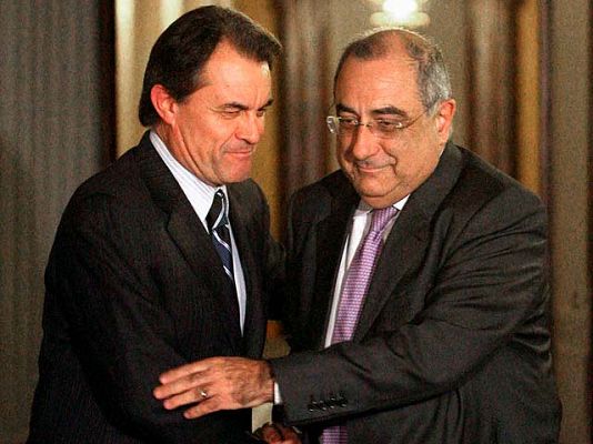 Telediario 1 - Reunión Mas-Nadal tras elecciones