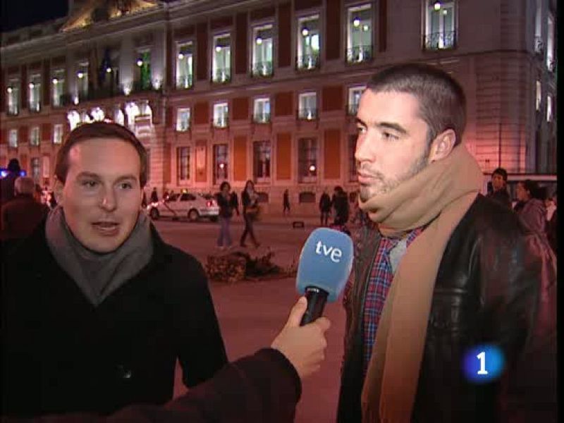 Los aficionados españoles y portugueses muestran su decepción por que la Candidatura Ibérica se quedara a las puertas.