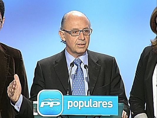 Telediario 1 - El PP critica  subir los impuestos