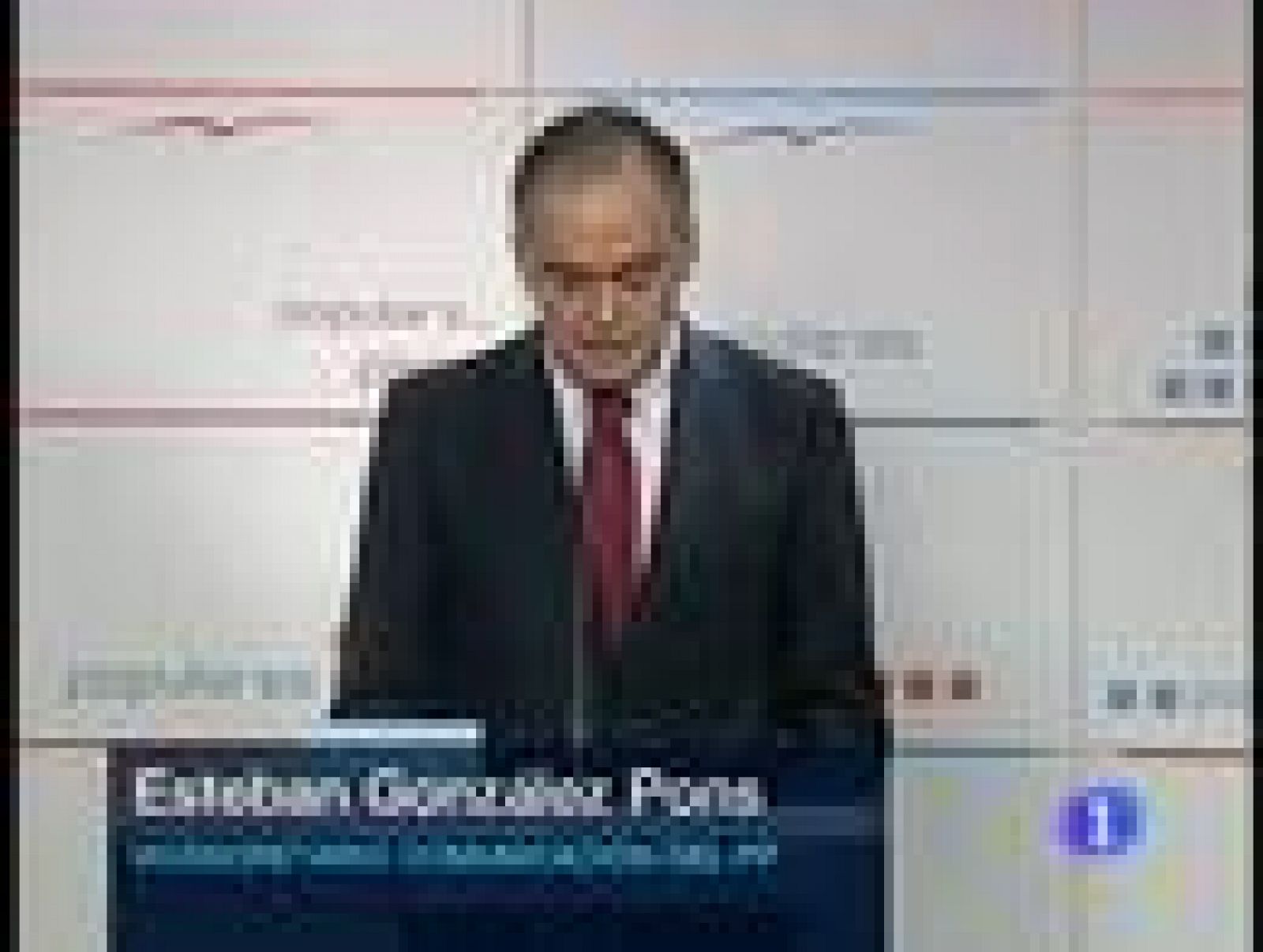 Telediario 1: Pons: Zapatero se "esconde" | RTVE Play