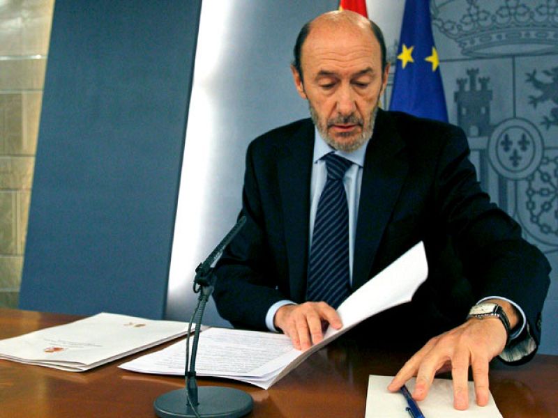  Rueda de prensa Rubalcaba