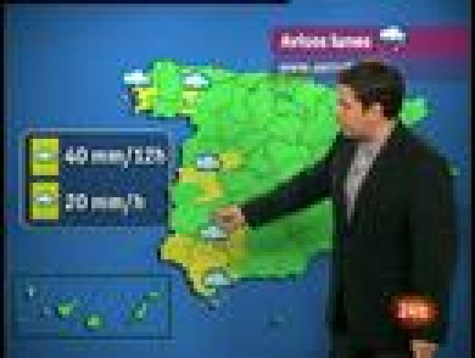 Arranca la semana con lluvia en muchos puntos del país y vientos fuertes en puntos de montaña. Las temperaturas subirán a partir de este lunes.