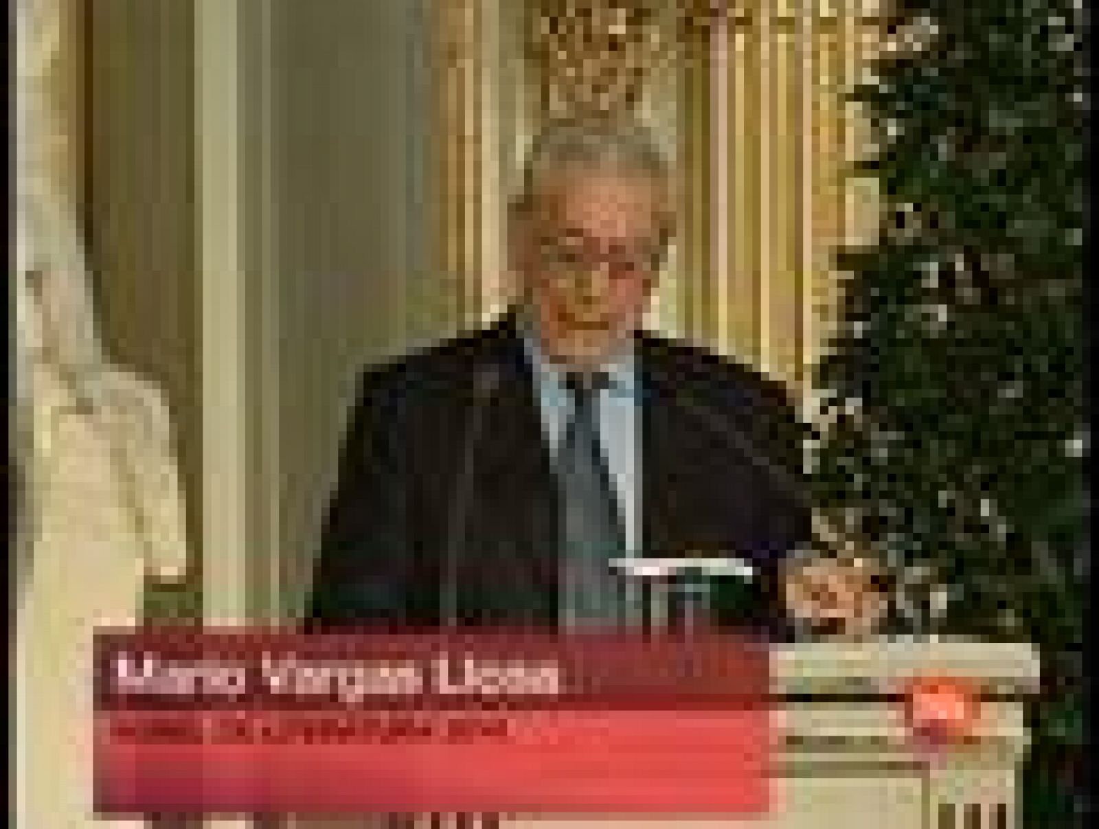 Mario Vargas Llosa ha hecho, en su discurso de recepción del Premio Nobel, un elogio de la lectura, "la cosa más importante" que le ha sucedido, y de la literatura, convencido de que inventamos las ficciones para poder vivir "de alguna manera" las muchas vidas que "quisiéramos tener". Para más información, visite http:// nobelprize.org 