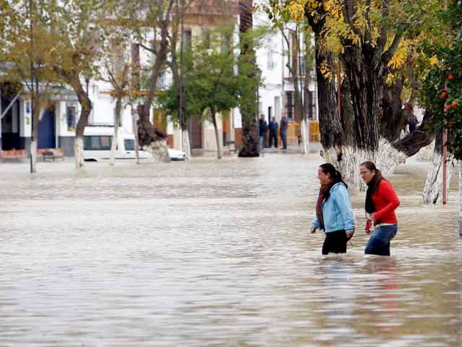 Inundaciones en Jaén, Córdoba y Sevilla por la crecida de los ríos por la lluvia
