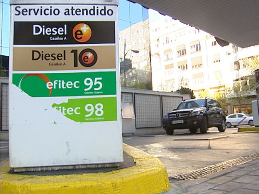 Telediario 1 - Gasolina a precio de 2008