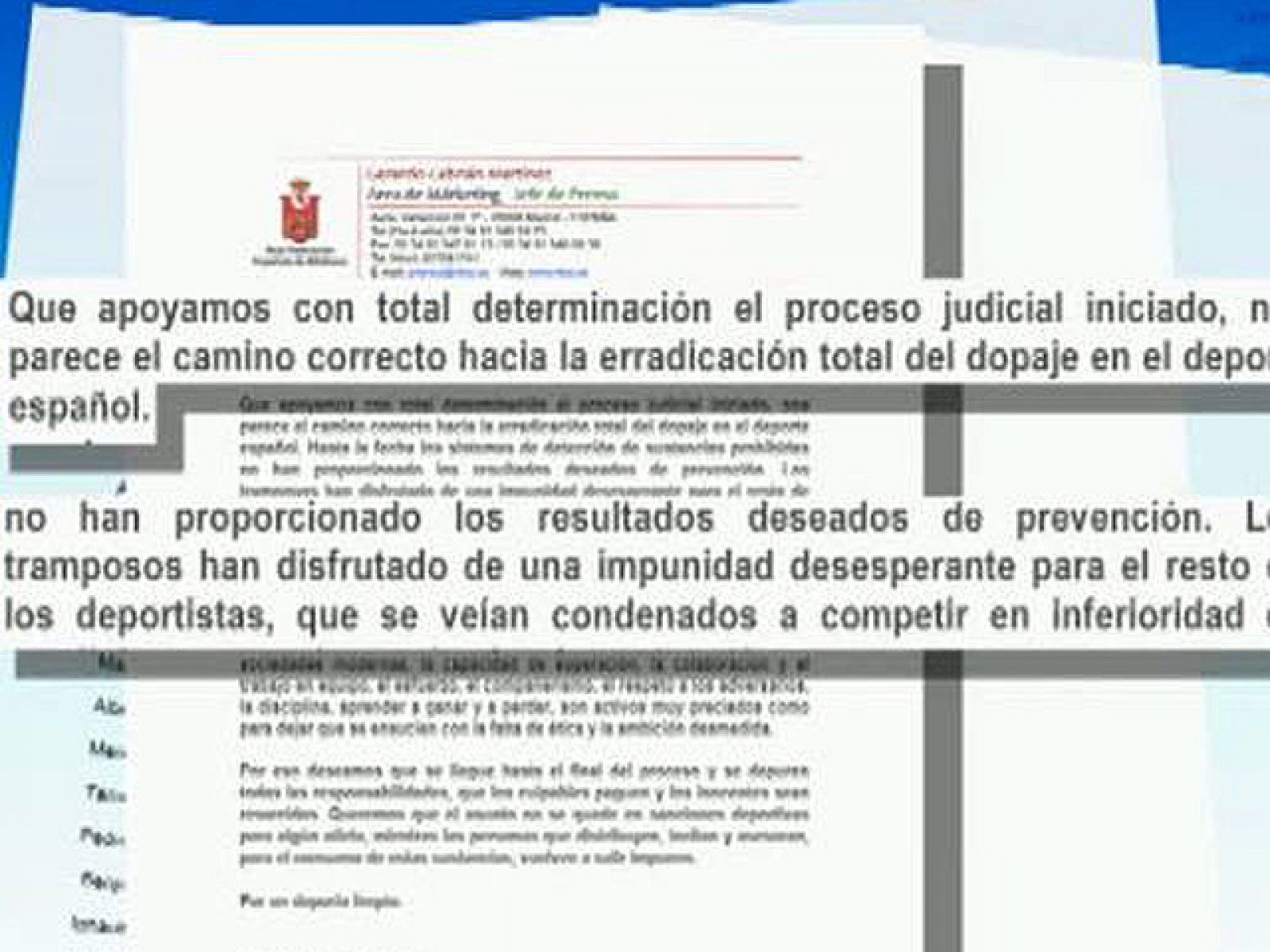 Un grupo de 61 atletas ha enviado un comunicado conjunto en el que cargan contra la "impunidad" que dicen tienen los "tramposos" en el atletismo, y han apoyado la investigación de la 'Operación Galgo', que ofrece, dicen, "luz al final del túnel".