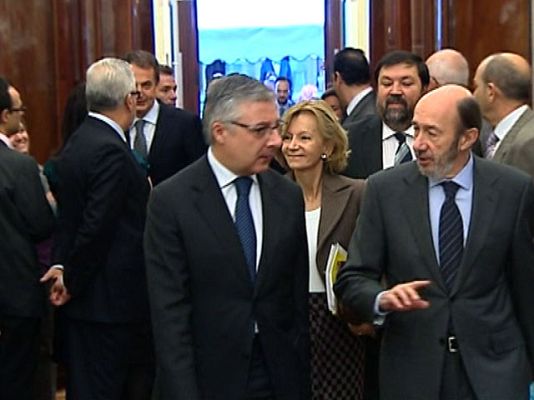 Telediario 1 - Conflicto de los controladores