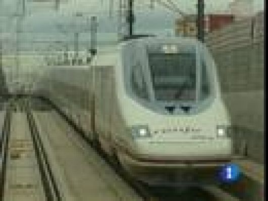 Telediario 1 - Nueva línea del AVE