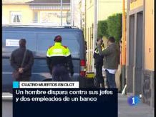 Telediario 1 - Telediario en 4' - 15/12/10