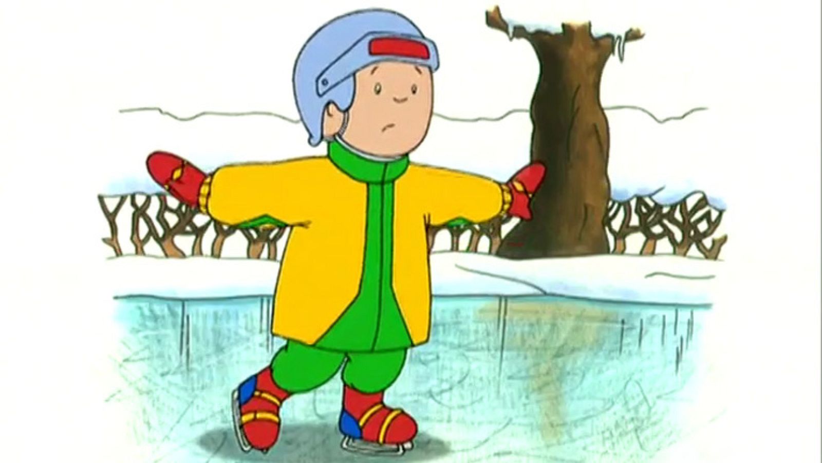 Caillou aprende a patinar - Caillou | Ver