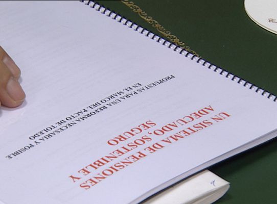 Telediario 1 - Comisión del Pacto de Toledo