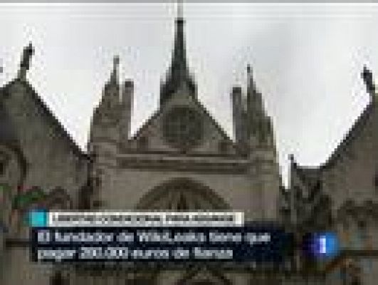 Telediario 1 - Libertad para Julian Assange