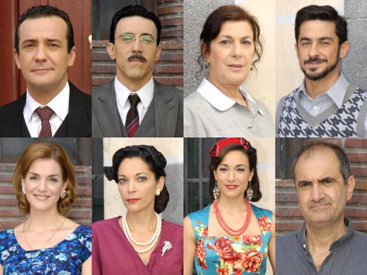 Amar en tiempos revueltos - Los actores se somente al Test Amar