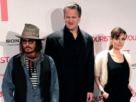 Jolie y Depp presentan The tourist