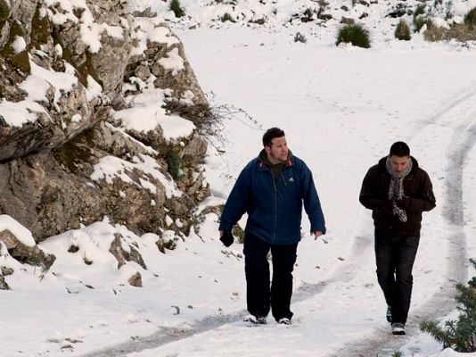 Telediario 1 - España bajo cero