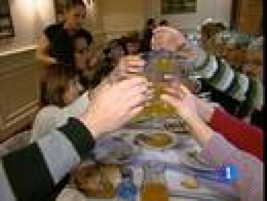 Telediario 1 - Bajan un 5% las cenas de empresa