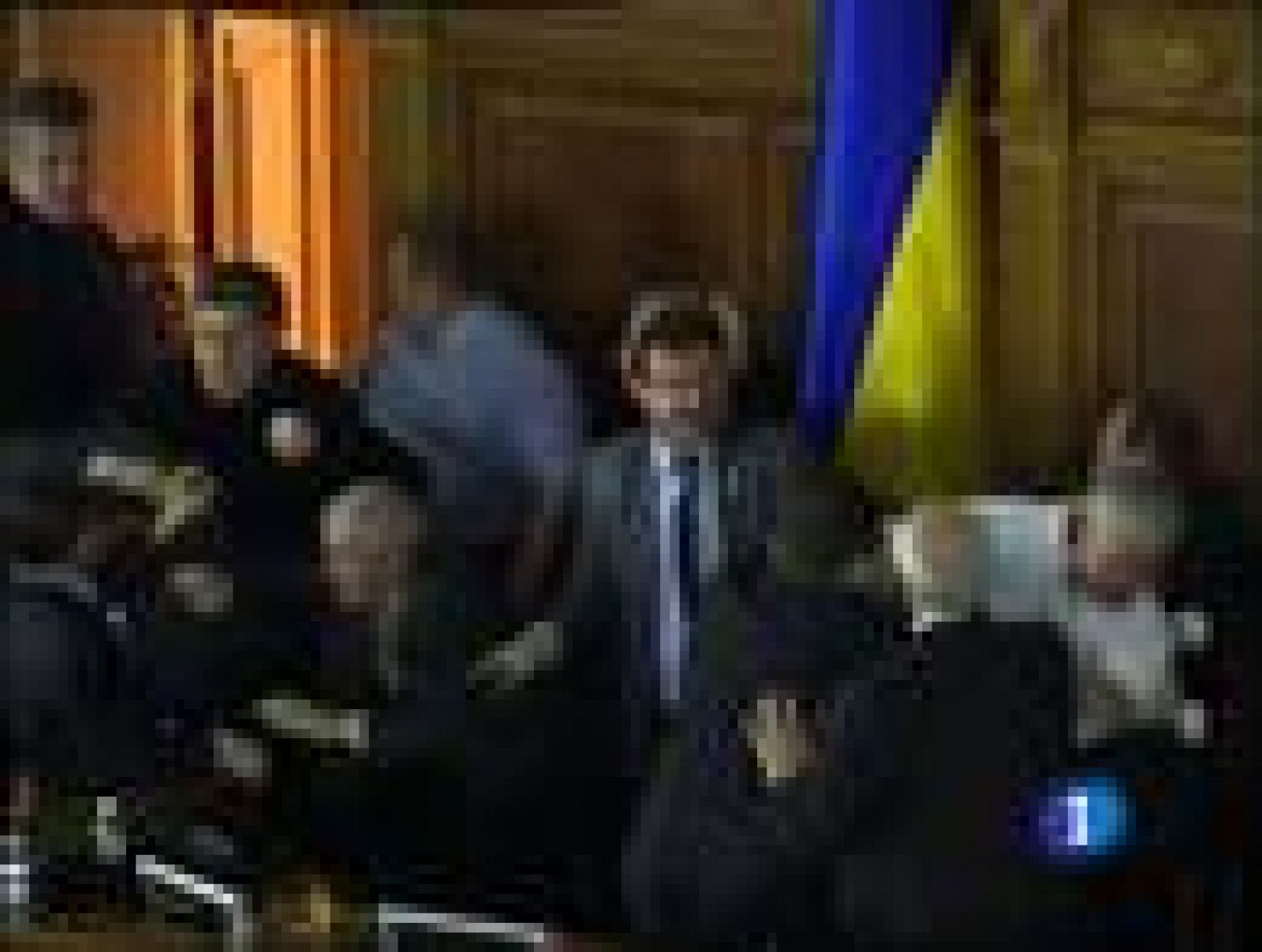 Discusión en el Parlamento ucraniano