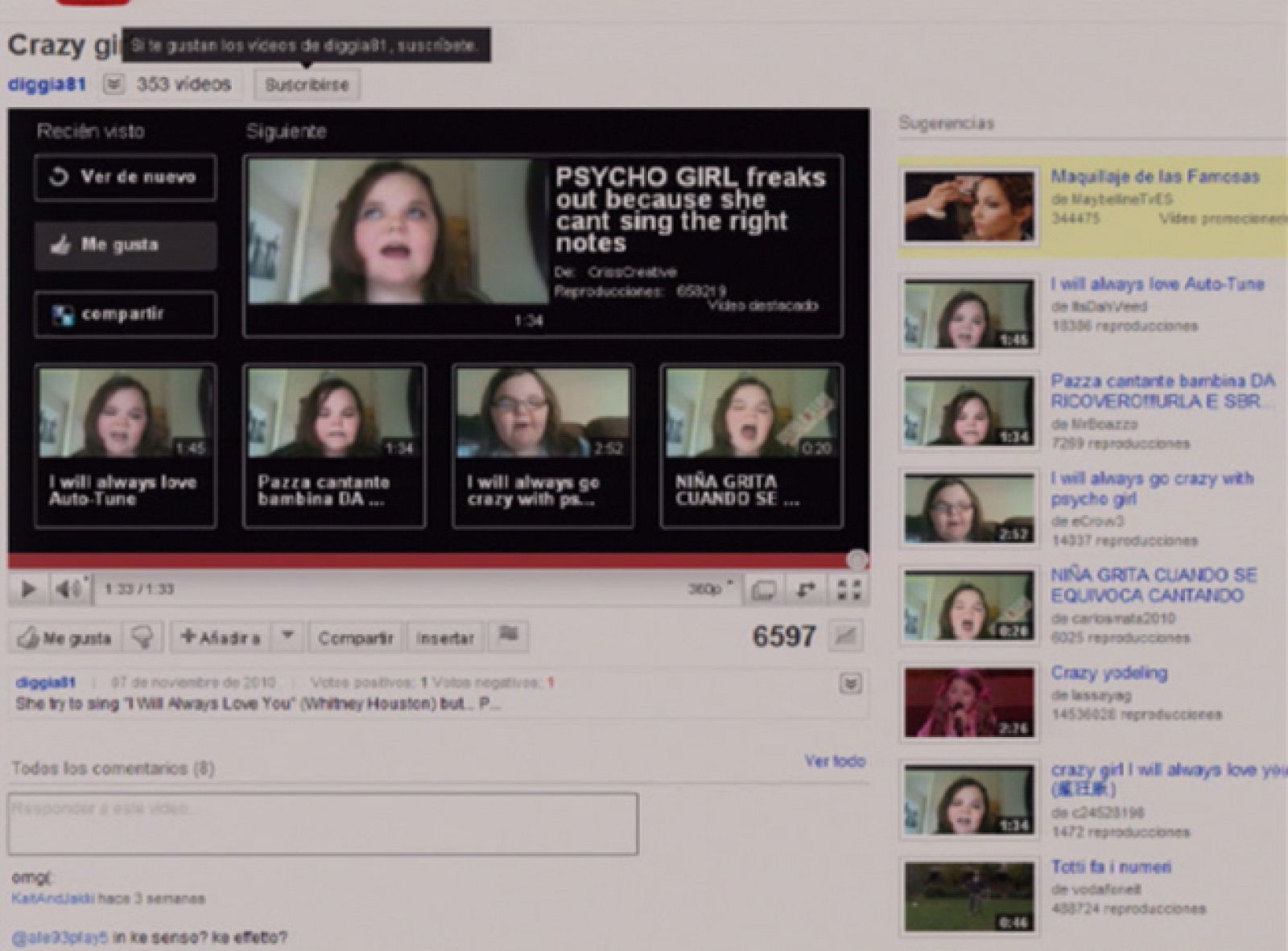 La plataforma youtube ha seleccionado los vídeos más vistos del año
