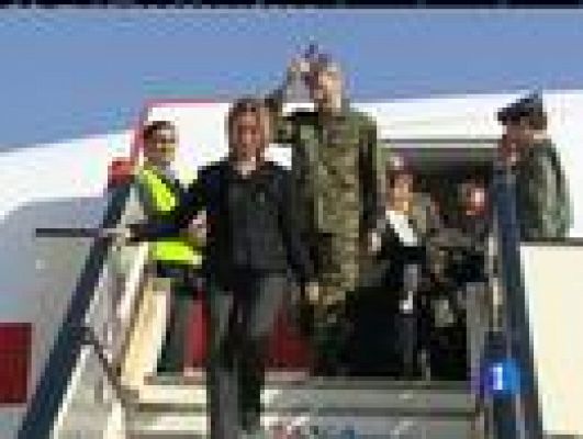 Telediario 1 - Carme Chacón en El Líbano