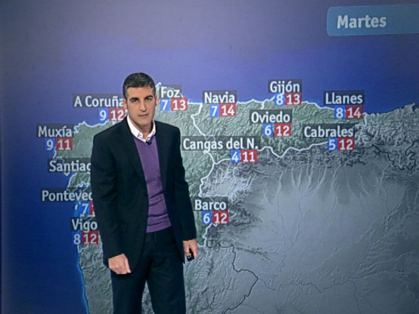 El Tiempo - Lluvias y rachas de viento fuerte en el suroeste de la península - 20/12/10 - El tiempo | Ver